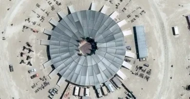 Burning Man 2026: Photos and satellite images show how the Nevada desert transforms into Black Rock City