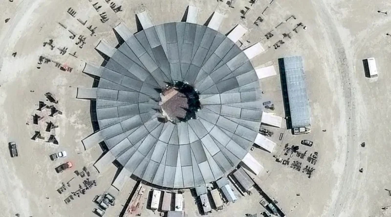 Burning Man 2026: Photos and satellite images show how the Nevada desert transforms into Black Rock City