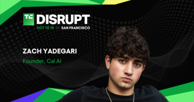 TechCrunch Disrupt 2026 Zach Yadegari