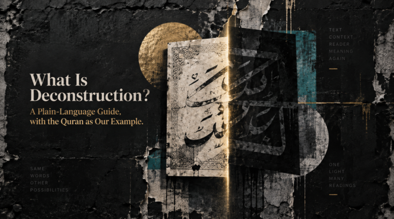 Deconstructionism & the Quran