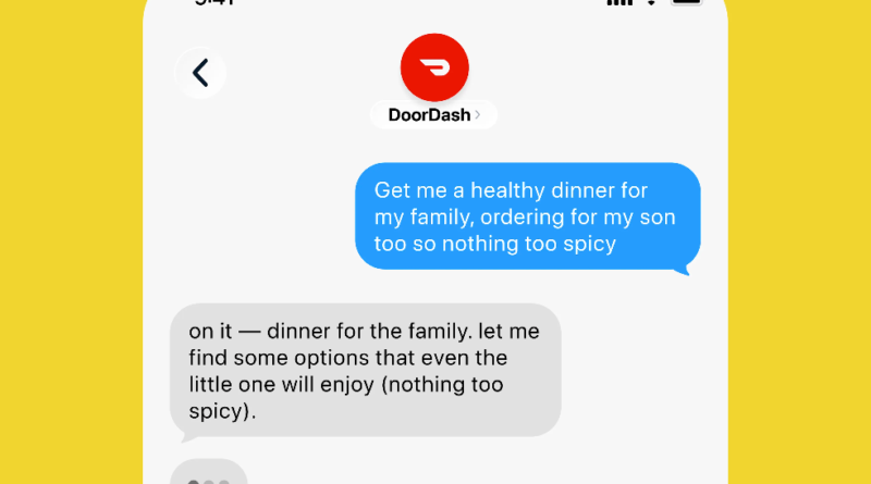 DoorDash launches an AI agent you can text to order food | TechCrunch