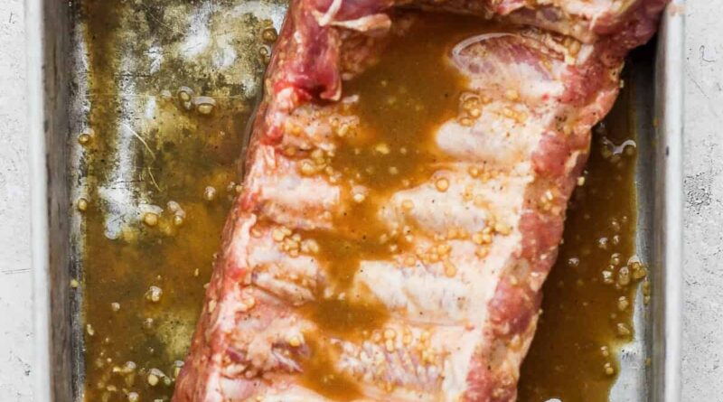 Easy Rib Marinade Recipe (Maple Dijon)