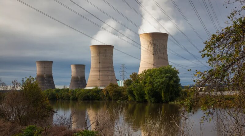 Three Mile Island Nuclear power generating station.