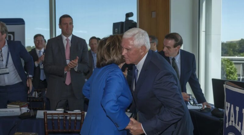 Exclusive: Inside the room where Nancy Pelosi and Mike Pence shared an emotional embrace in front of America's leadership class | Fortune