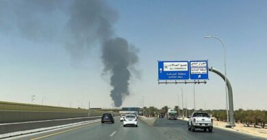 Flames, smoke seen near Riyadh airport after Saudi warning of aerial attack threat