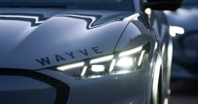 Wayve car headlight/hood