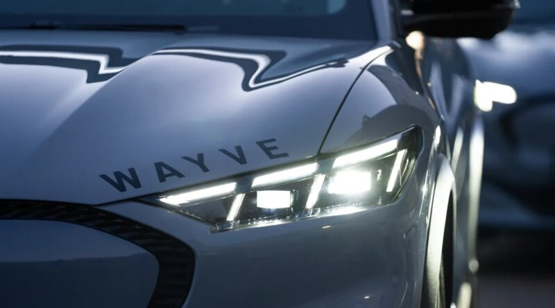 Wayve car headlight/hood