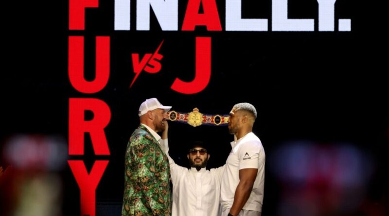 Fury, Joshua kick off 'battle of Britain' in good spirits