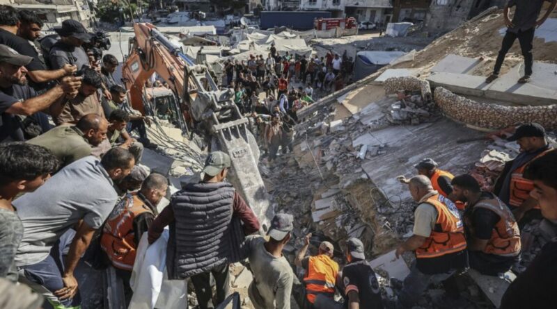 Gaza apartment block collapse kills 21, including 12 children