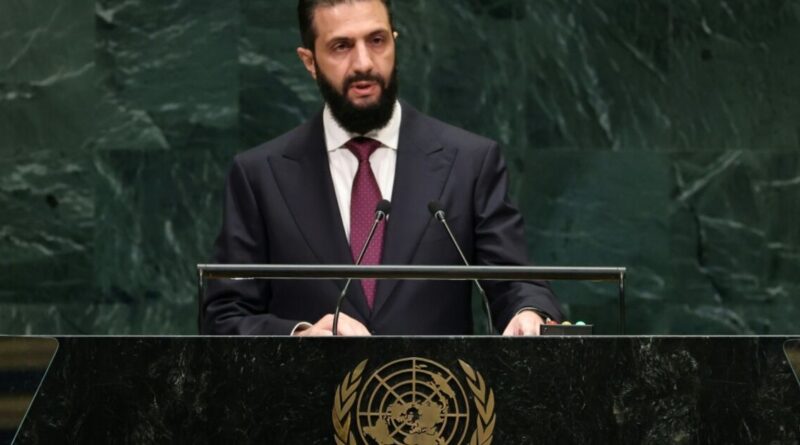 Golan will remain Syrian, vows President al-Sharaa at UN