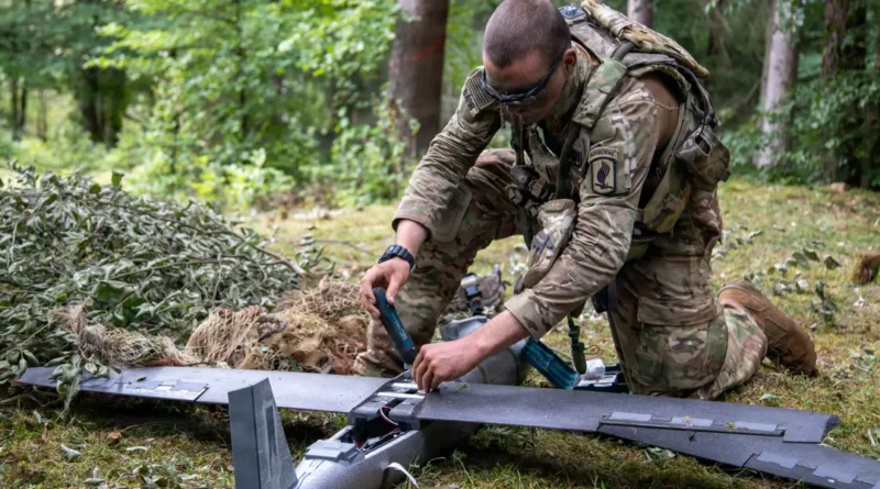 Half the drones in a recent US Army combat exercise were designed to be expendable