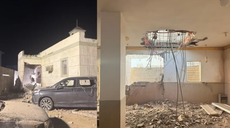 Houthi Strike Damages Mosque in Al-Tuwal, Saudi Arabia