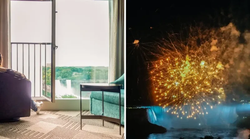 I spent $1,000 to stay in a hotel directly facing Niagara Falls. The room surprised me in 4 ways.