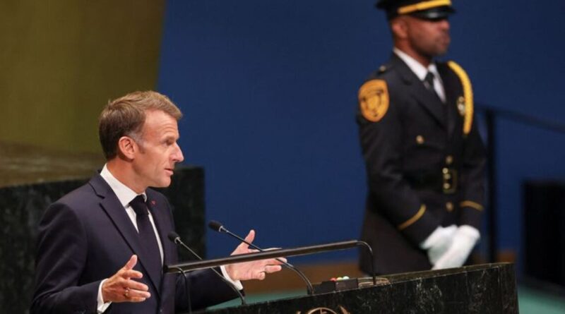 In UN farewell, Macron denounces Trump's Gaza diplomacy as spectacle of shame