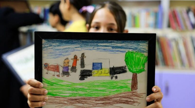 In West Bank art centre, Palestinian children paint hopes beyond checkpoints