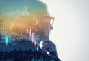 Financial technology concept. Stock chart. Investment. Fintech.