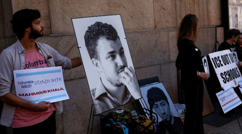 Mahmoud Khalil sues Columbia for alleged failure to protect pro-Palestinian students