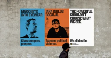Mozilla is plastering New York with posters mocking tech billionaires as part of a new marketing campaign