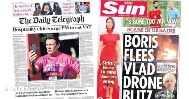 "No ice cream and compulsory lentils in school meal shake-up," reads the headline on the front page of the Daily Telegraph.