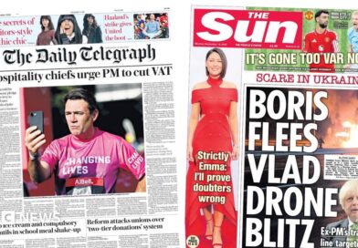 "No ice cream and compulsory lentils in school meal shake-up," reads the headline on the front page of the Daily Telegraph.