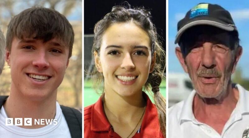 A composite image of Barnaby Webber, Grace O'Malley-Kumar and Ian Coates