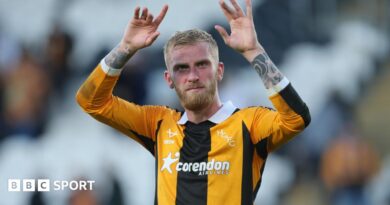 Hull City forward Oli McBurnie
