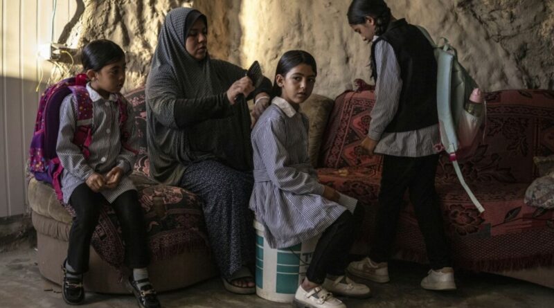 Palestinians turn rugged caves into homes after Israeli demolitions