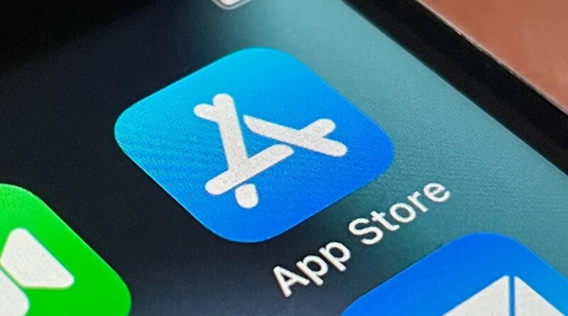 App Store icon on iPhone screen
