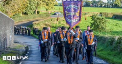Orangemen tried a number of times throughout Sunday and overnight to walk down Garvaghy Road