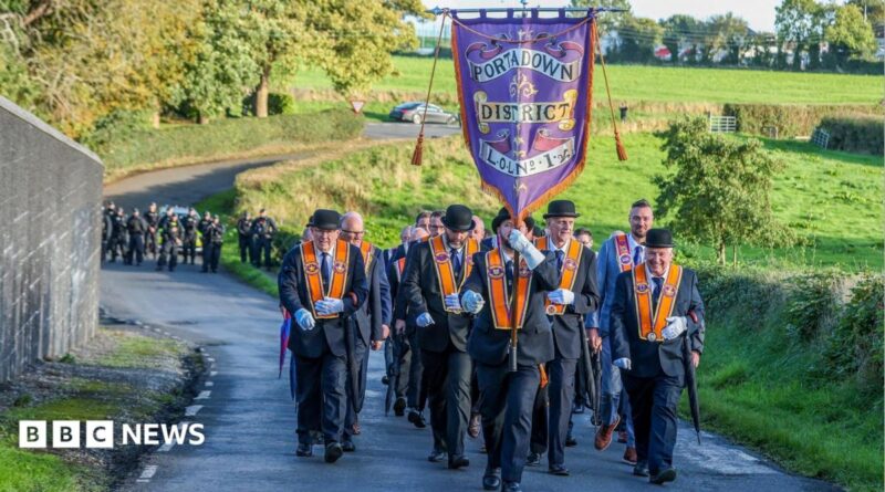 Orangemen tried a number of times throughout Sunday and overnight to walk down Garvaghy Road