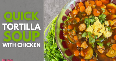 Quick Tortilla Soup with Chicken