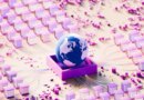 Illuminated data center concept featuring glowing globe in purple enclosure with extensive server grid and interconnected wiring symbolizing digital expansion