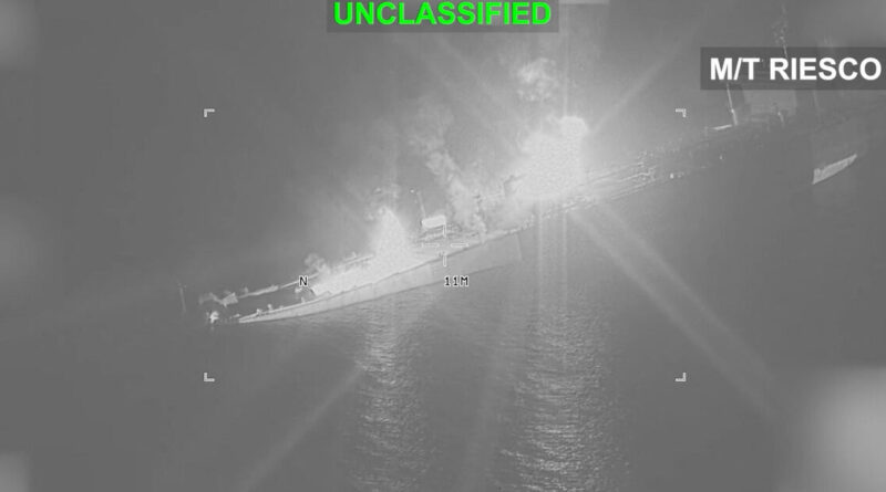 Several merchant vessels hit by disabling fire in Gulf and Gulf of Oman