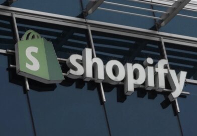 Signage on Shopify's former headquarters in Ottawa, Ontario, Canada.