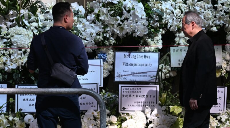 State funeral honours Hong Kong’s first post-colonial leader Tung Chee-hwa