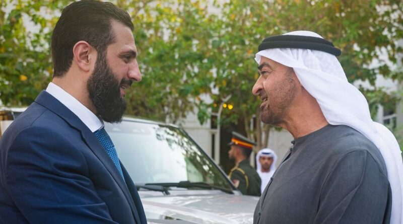 Syria’s Sharaa talks economic ties with UAE leader: What to know