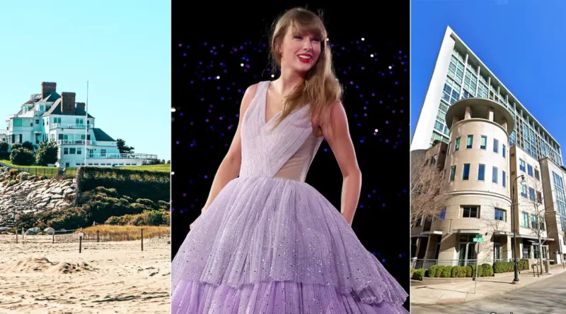 Taylor Swift's $100 million real estate portfolio includes houses in Nashville, Rhode Island, and Beverly Hills
