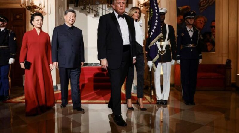 Trump, Xi wrap up summit with tea and tour of US archives
