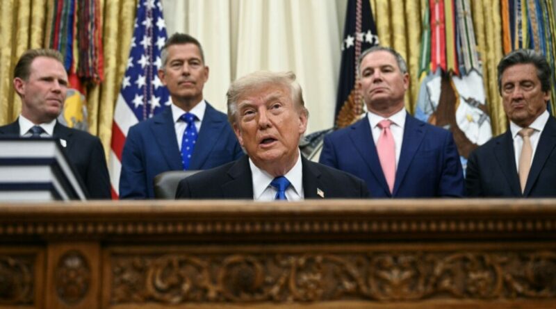 Trump floats renaming Strait of Hormuz as 'Trump Strait'