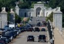 Trump says 250ft arch will be ‘military complex’ with drones and snipers