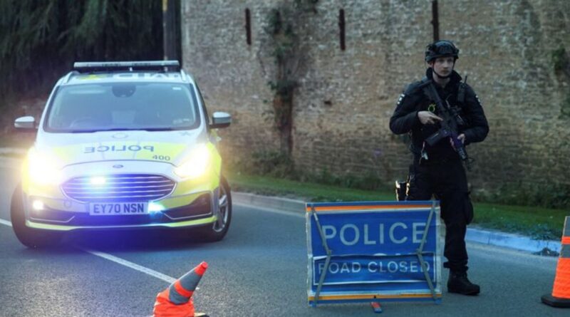 UK police question five men held at airbase used by US to attack Iran
