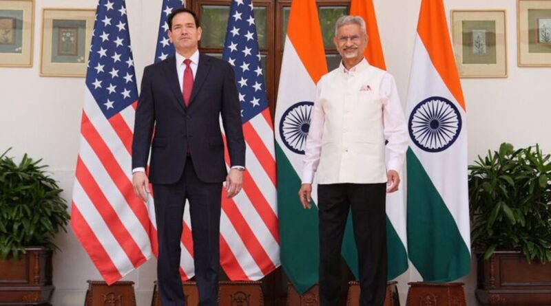 US and Indian top diplomats discuss Russia sanctions bill signed by Trump