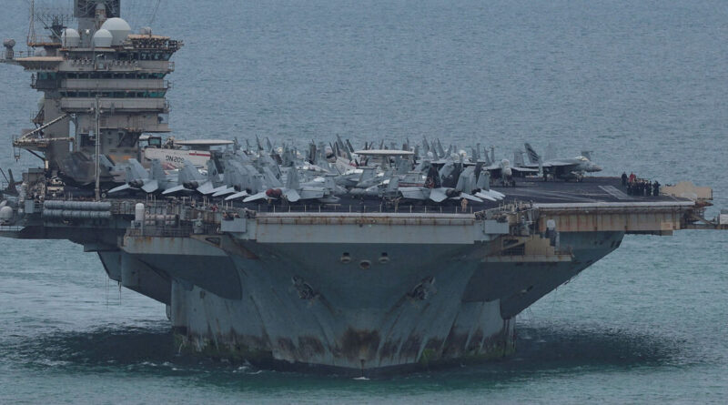 US carrier Abraham Lincoln departs Thailand after respite visit