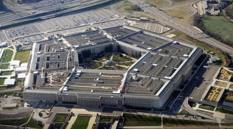 Aerial view of The Pentagon