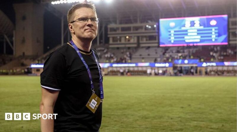 Valdas Dambrauskas looks on after leading Sabah into the Champions League