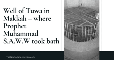 Well of Tuwa Bir Tuwa Prophet Muhammad PBUH Took Bath In It