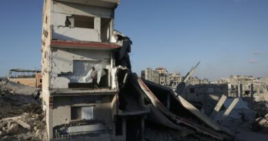 With reconstruction stalled, Gazans shelter in buildings at risk of collapse
