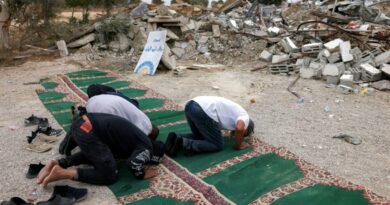 'Holding our ground': Israel demolishes dozens of Bedouin homes