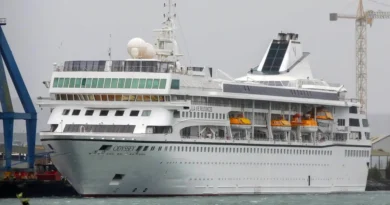 A 'never-ending' cruise has halted operations and told residents to disembark in Cambodia after fuel costs rose over 300%
