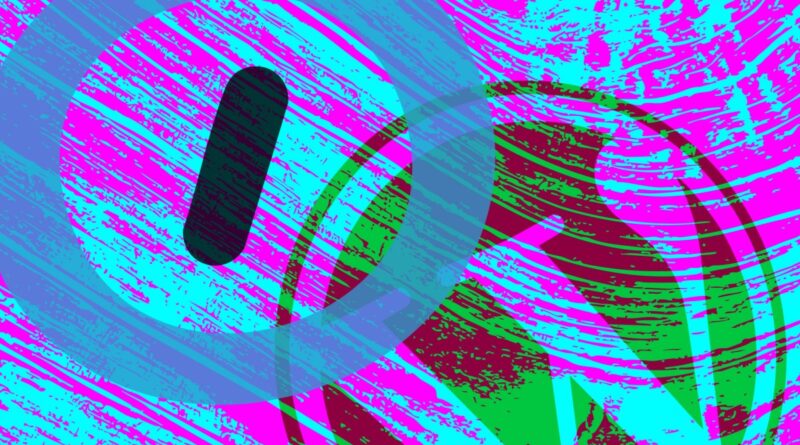 WordPress and Automattic logos with abstract background